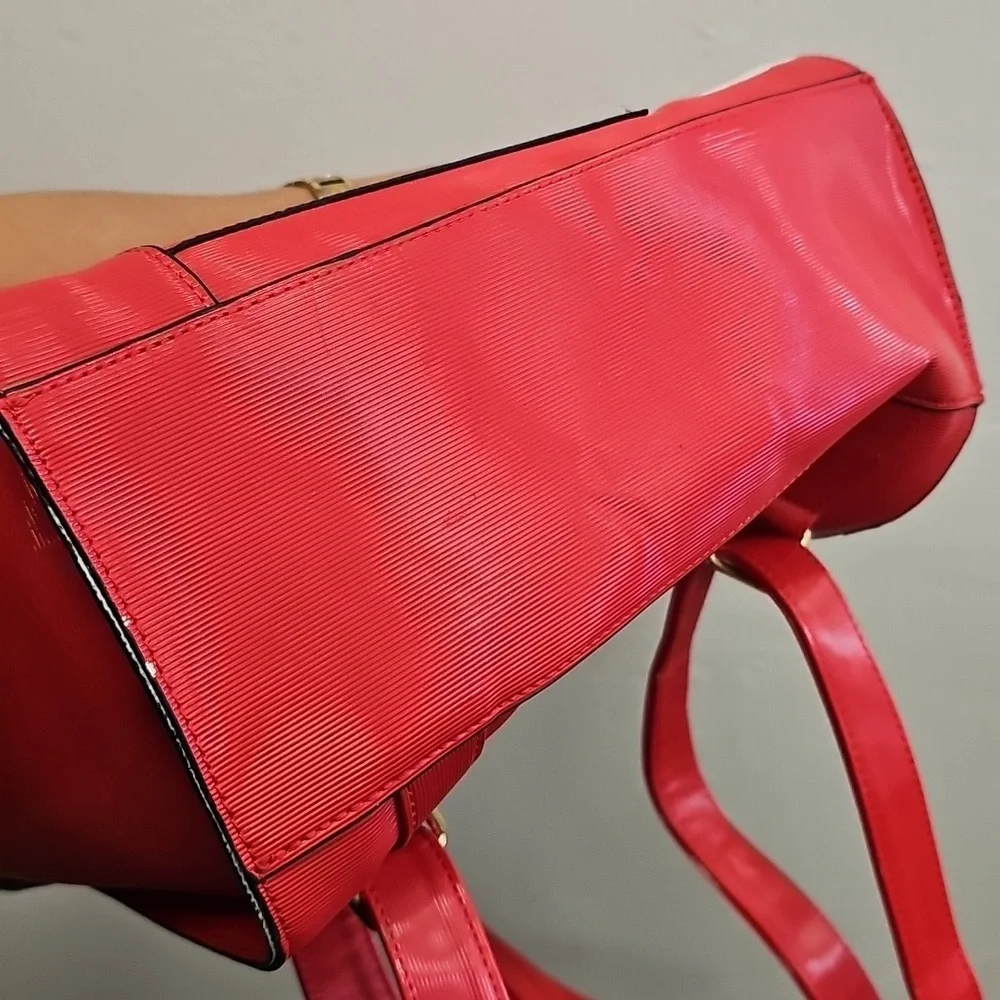 Steve Madden, Bold, Red, Unisex, Backpack, Streetwear, Casual, Festival, Travel
